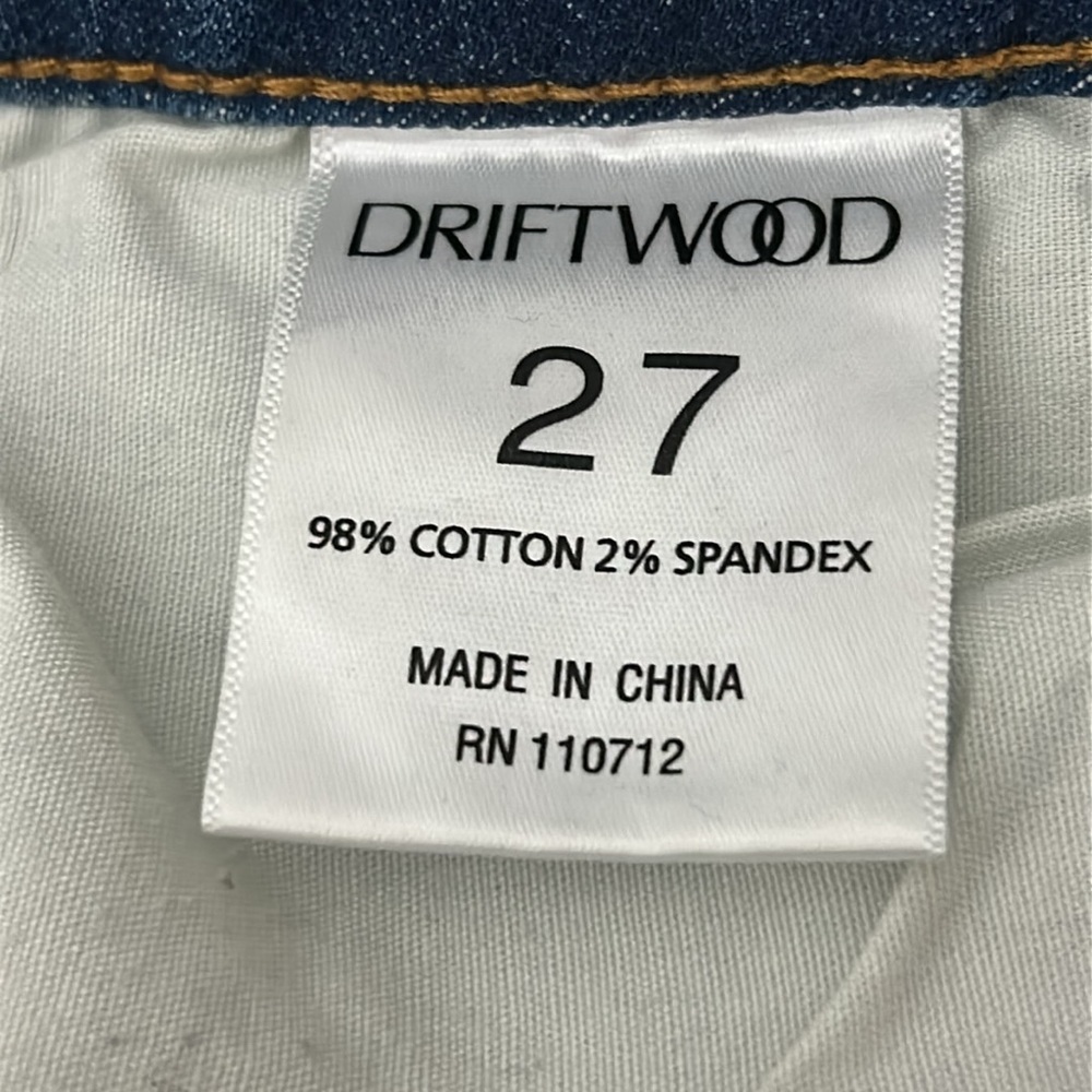 Driftwood Colette Embroidered Jeans Size 27 - Picture 5 of 13